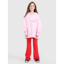 4f Felpa Oversized with hood, unzipped, for