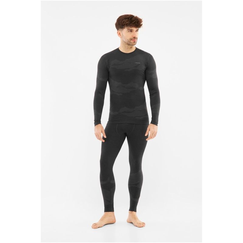 Men’s underwear VIKING Gasher Man Set Merino, black, XL