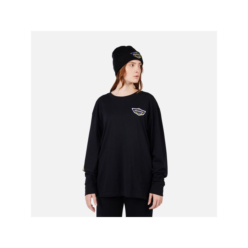 ROSSIGNOL SUPER LS TEE unisex black