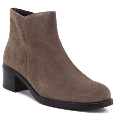 Leone Stivali leather ankle with block heel, Sergio Leone