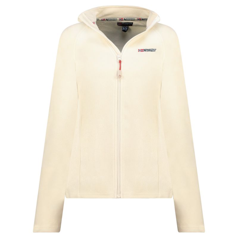 Geographical Norway Women’s Fleece Jacket TUG FZ OFF WHITE DB LADY 268 (WA1722F/GN-OFF WHITE)