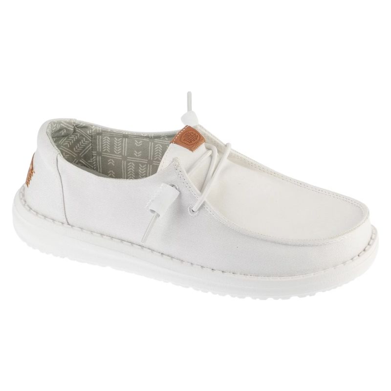 Hey Dude Wendy Stretch Canvas 40902-100 White 37