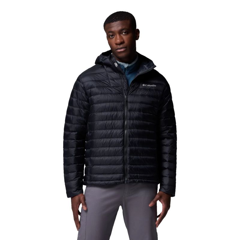Columbia Corelite Down Hooded Jacket 2134212010 Black M