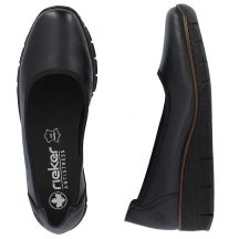 Rieker Scarpe leather wedge, comfortable