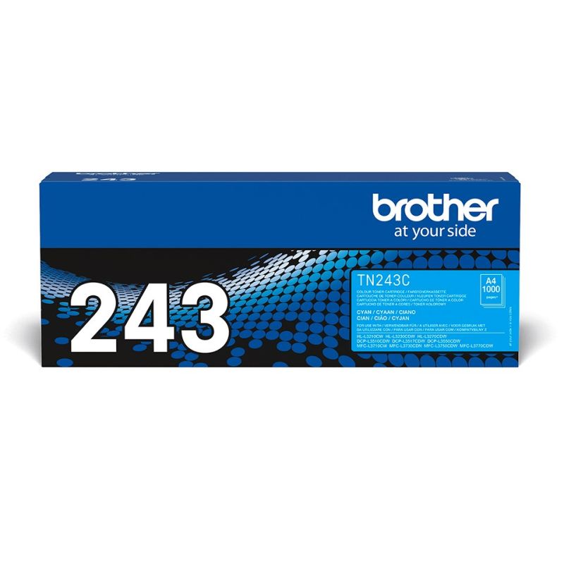 Brother Toner Blue TN243C=TN-243C, 1000 pages