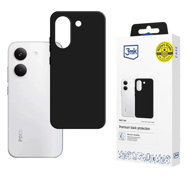 3mk Matt Case for Xiaomi Poco X8 Pro - black