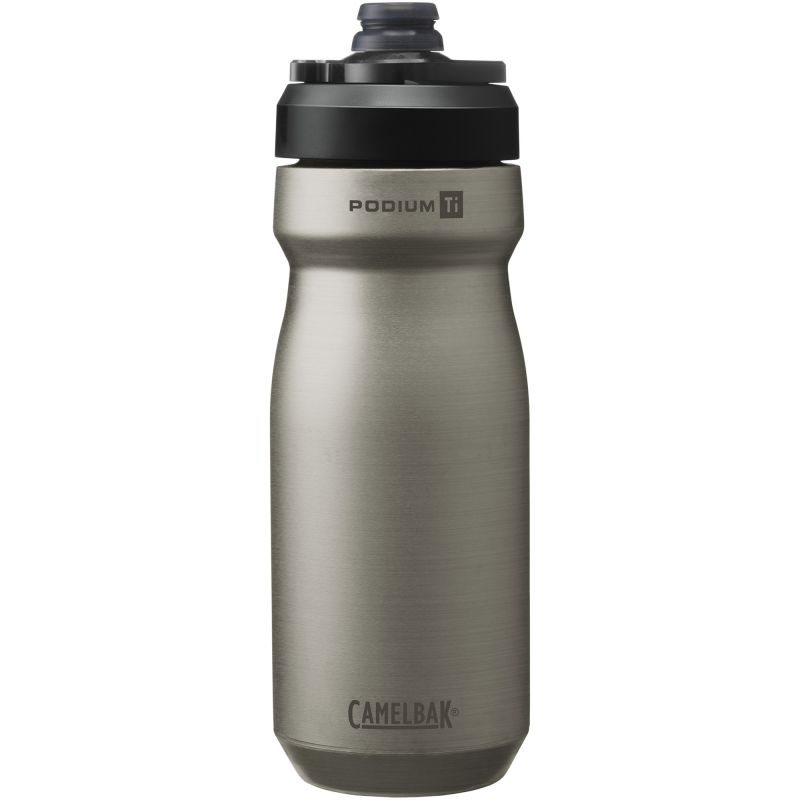 CamelBak Podium Insulated Titanium 530 ml Running Cycling Bottle, Grey (C2966/101052)
