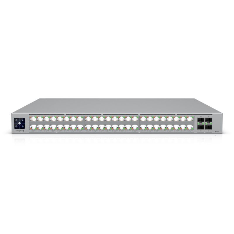 Ubiquiti UniFi ECS-48-PoE Managed L2/L3 10G Ethernet (100/1000/10000) PoE Support 1U Gray