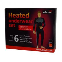 Glovii Felpa heated thermoactive underwear SET, AND, size batteries AND charger included, gxrm