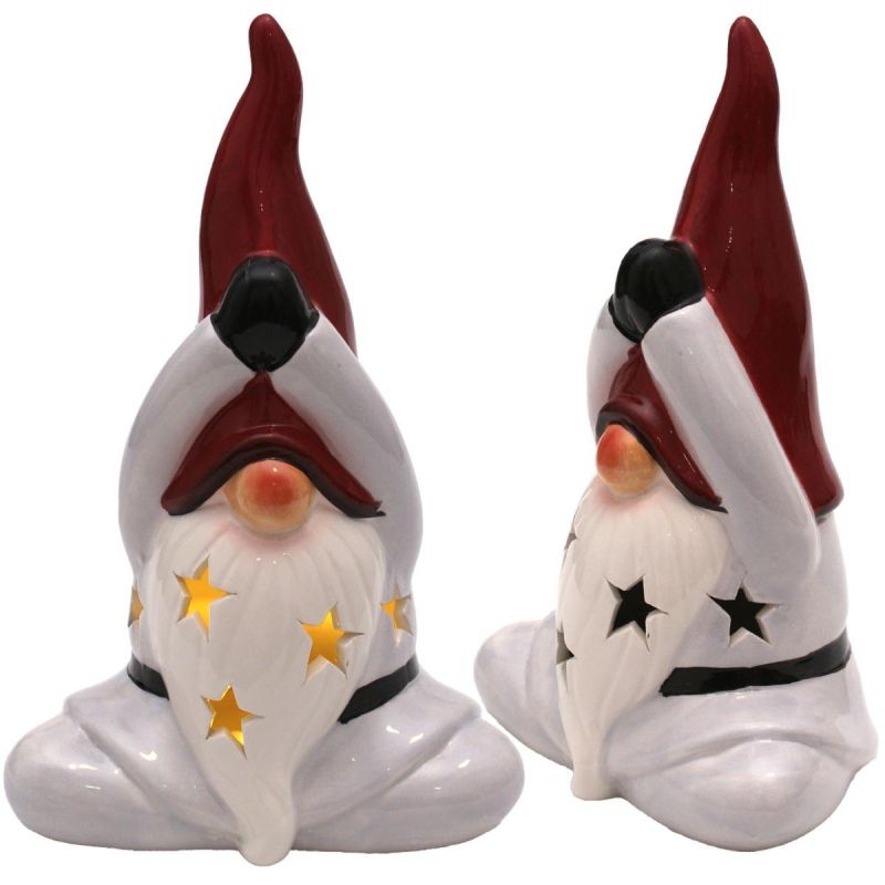 CHRISTMAS FIGURE SANTA CLAUS LED 20CM