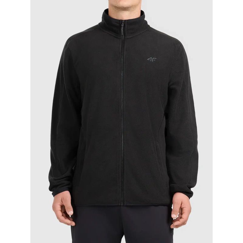 Men's fleece with stand-up collar, zip-up, 4F 4FWMM00TFLEM489-20S