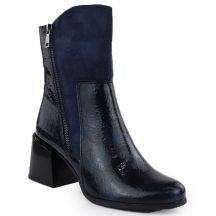 M. Daszyński Stivali Patent Block-Heel Ankle M.Daszyński