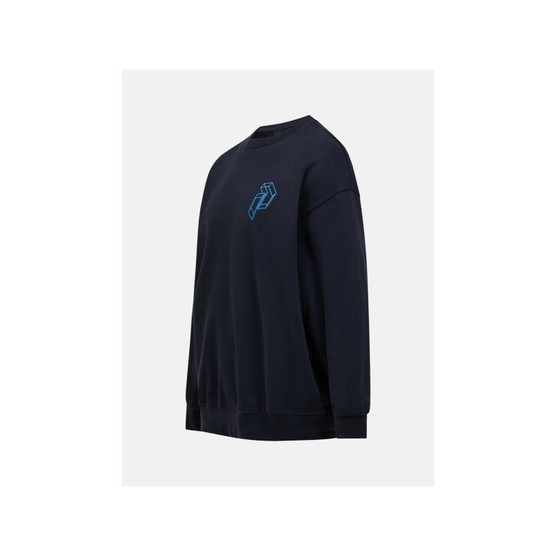 Peak Performance Felpa Terry Graphic Crew,