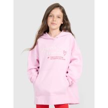 4f Felpa Oversized with hood, unzipped, for
