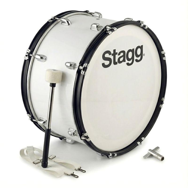 Stagg MABD-2010 - 20" marching drum with carrier and beater