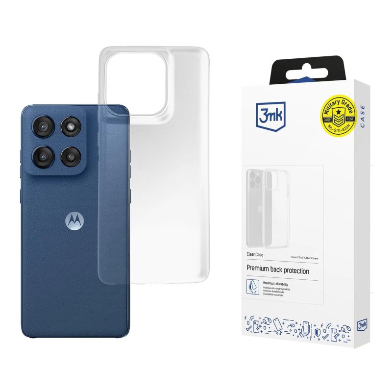 3mk Clear Case for Motorola Moto Edge 60 / 60 Fusion - transparent
