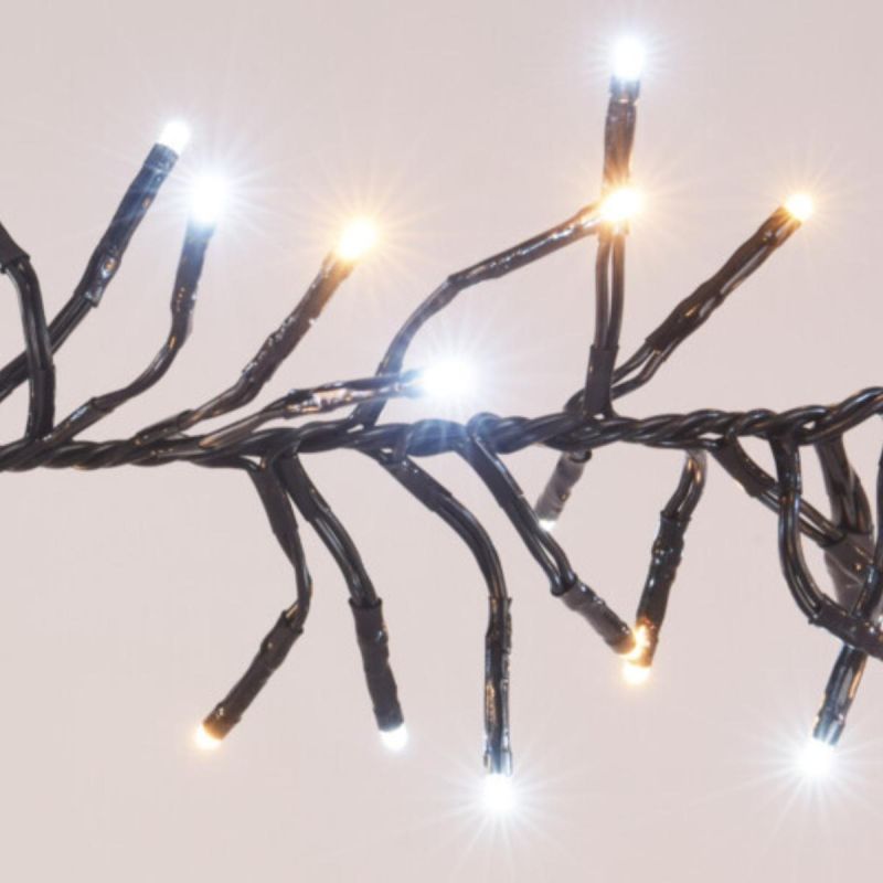 CHRISTMAS TREE LIGHTS LIGHT CHAIN 3000 LED TIMER COOL WHITE AND WARM WHITE