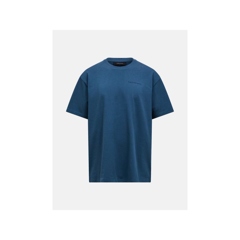 PEAK PERFORMANCE M Graphic Tee Blue