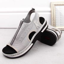 Rieker Sandali metallic comfortable slip-on