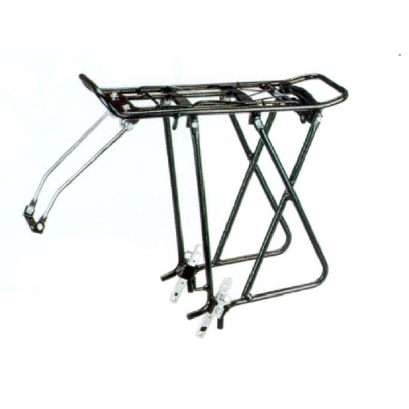 Luggage rack 24-28'' adjustable aluminum IB silver