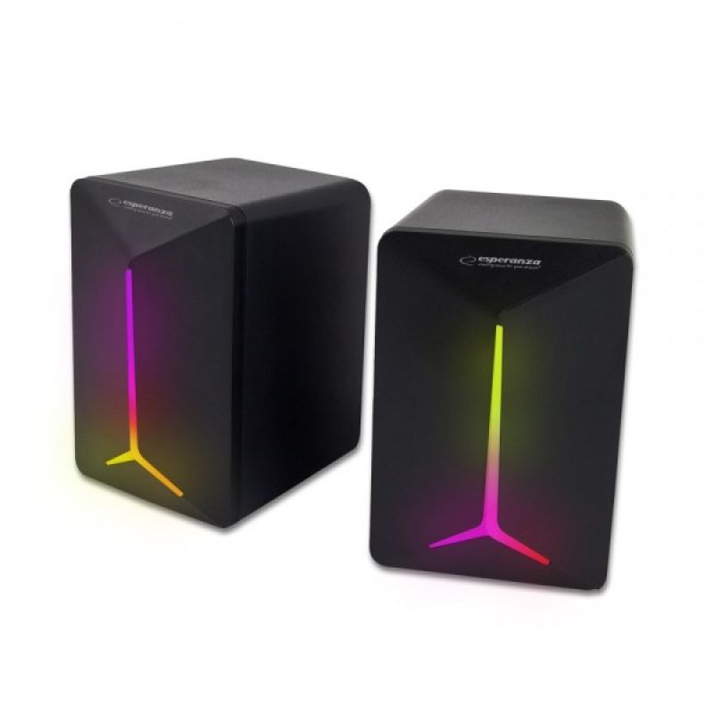 ESPERANZA SPEAKERS 2.0 USB LED RAINBOW FREVO EGS105