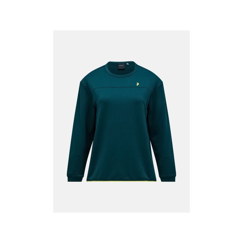 Peak Performance Felpa Trail Polartec Power Grid Crew,