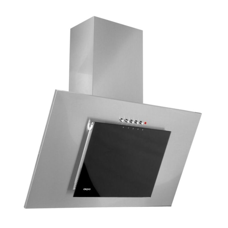 Chimney Hood AKPO WK-4 NERO ECO 60 GREY / BLACK GLASS