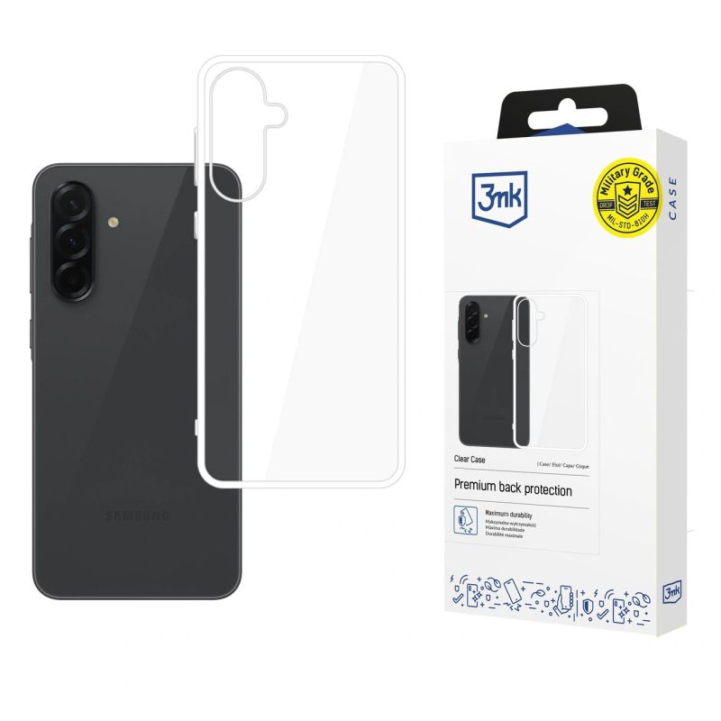 3mk Clear Case for Samsung Galaxy A37 - transparent