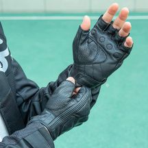 Rockbros Guanti leather motorcycle