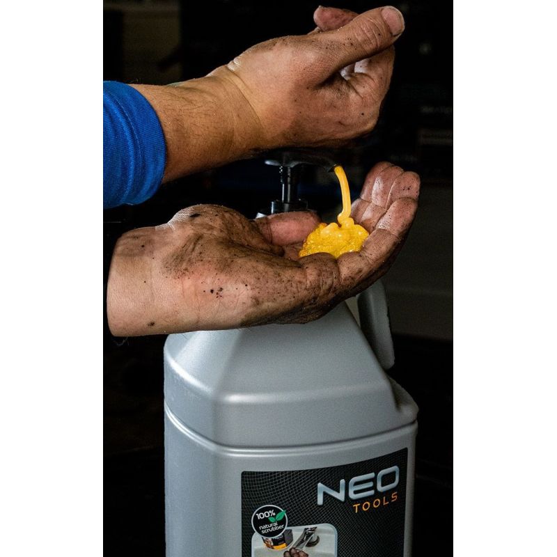 Gel, yellow, hand washing paste, for removing difficult and very difficult dirt - 4 l bottle