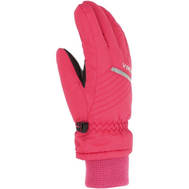 VIKING Montino Ski Kids pink ski gloves 3