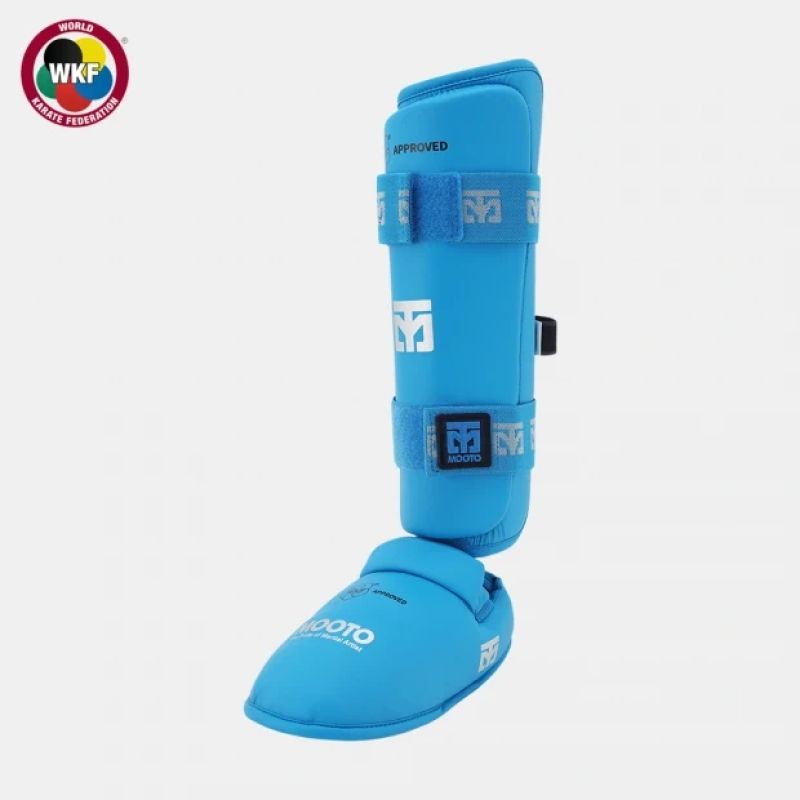 Karate WKF BLUE Shin and Foot Protectors | MOOTO