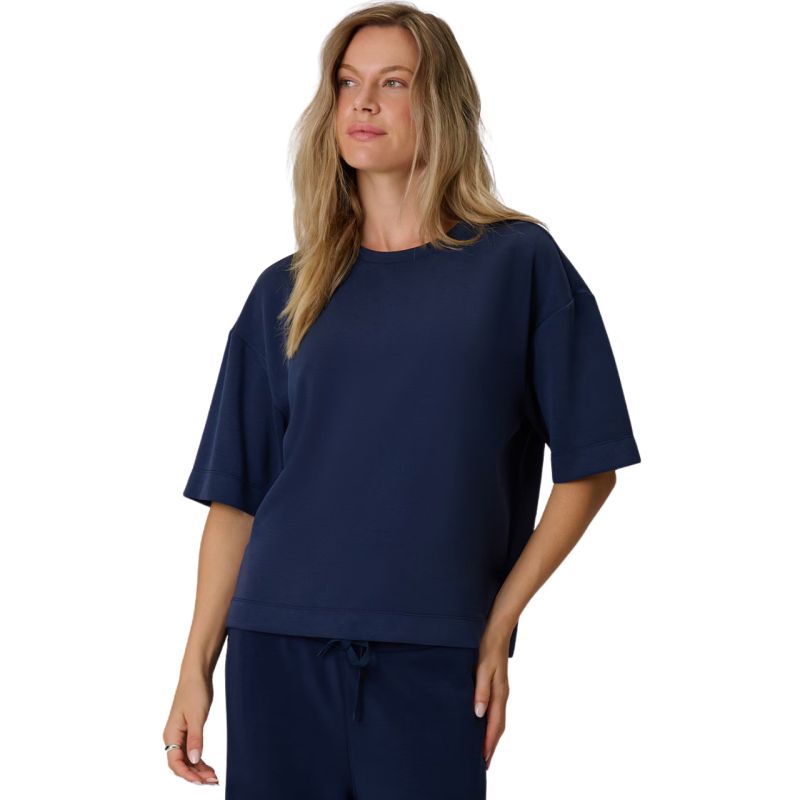 Women's 4F F3489 Navy Blue T-Shirt 4FWAW26TTSHF3489 31S