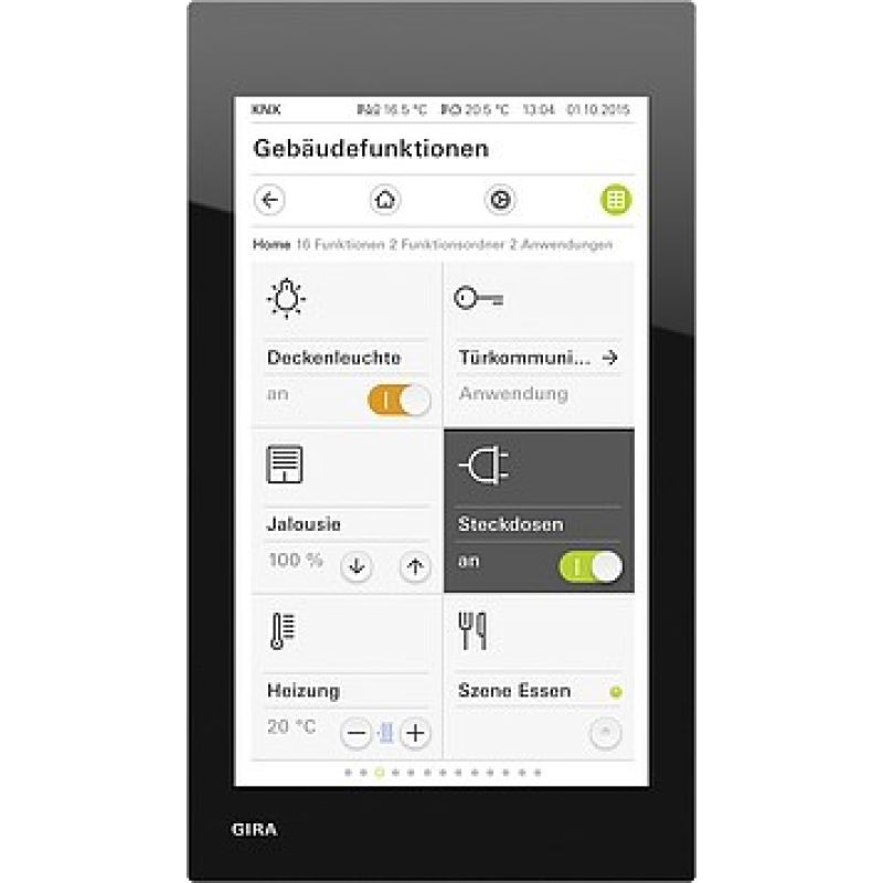 GIRA 206905 video intercom 15.2 cm (6") Black