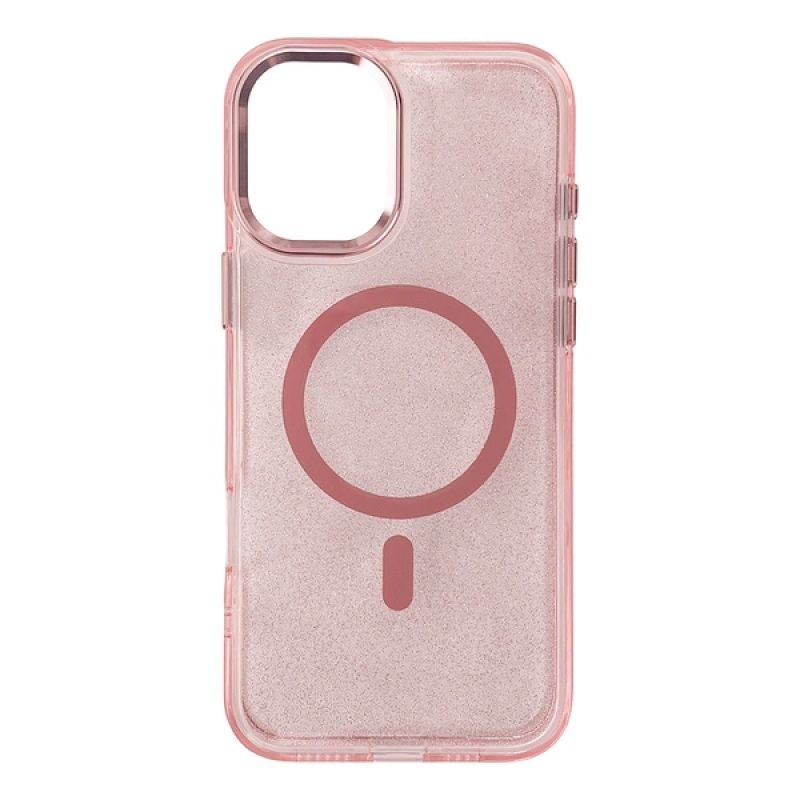 Glitter Case with MagSafe for Samsung Galaxy S25 Edge - Pink