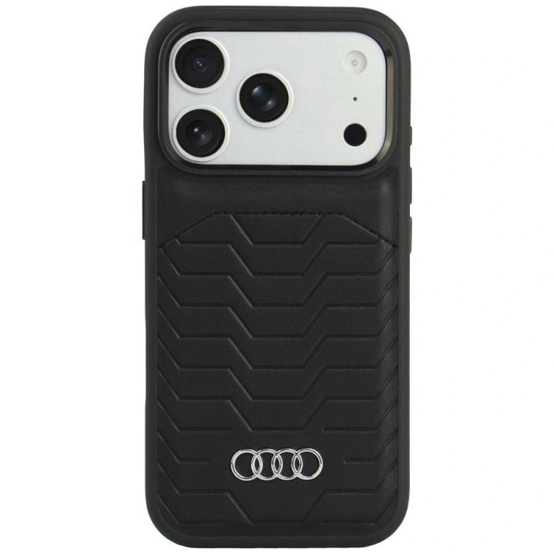 Audi GT Synthetic Leather MagSafe Case for iPhone 18 Pro / 17 Pro - Black