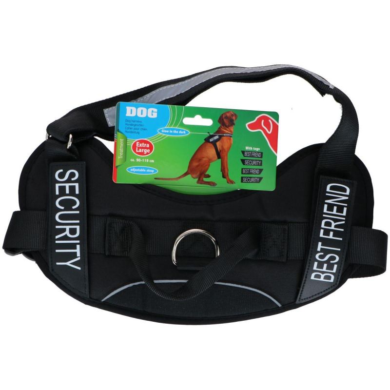 DOG HARNESS WITH REFLECTIVE TAPE 59 - 81 CM EXTRA LARGE