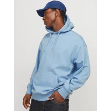 Jack&Jones Felpa con cappuccio jjestar basic sweat hood noos chambray