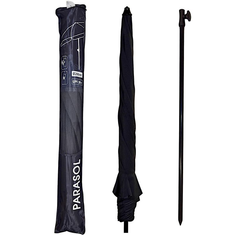 GARDEN PARASOL 185 CM ANTHRACITE