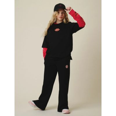 4f Pantaloni della tuta wide-leg