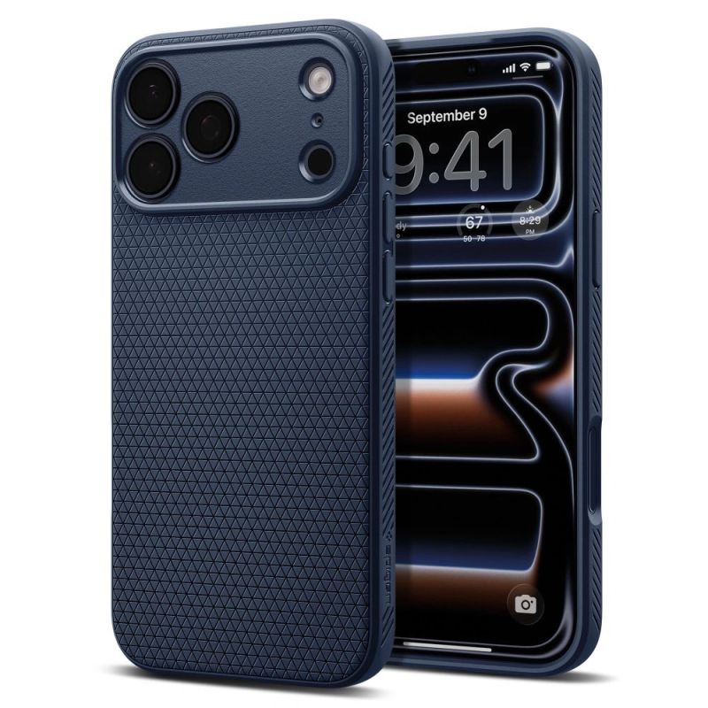 Spigen Liquid Air Case for iPhone 18 Pro / 17 Pro - Navy Blue