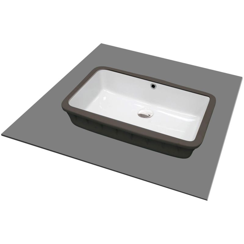 Under-counter ceramic washbasin