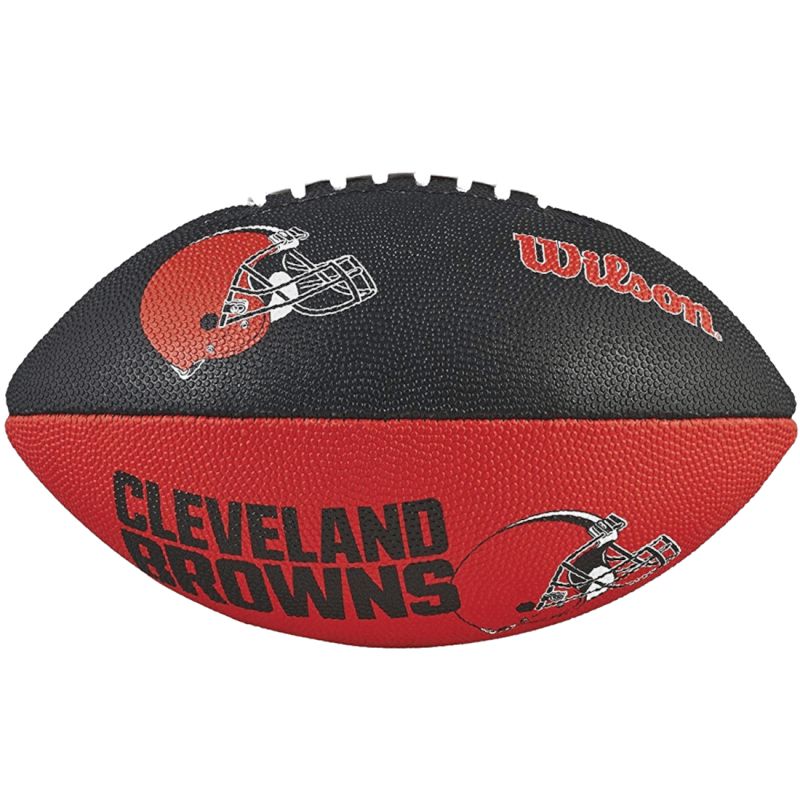 Wilson NFL JR Team Logo Cleveland Browns Ball WTF..