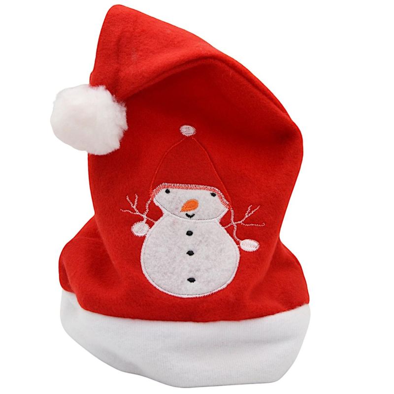 CLASSIC SANTA CLAUS HAT 30X40CM SNOWMAN