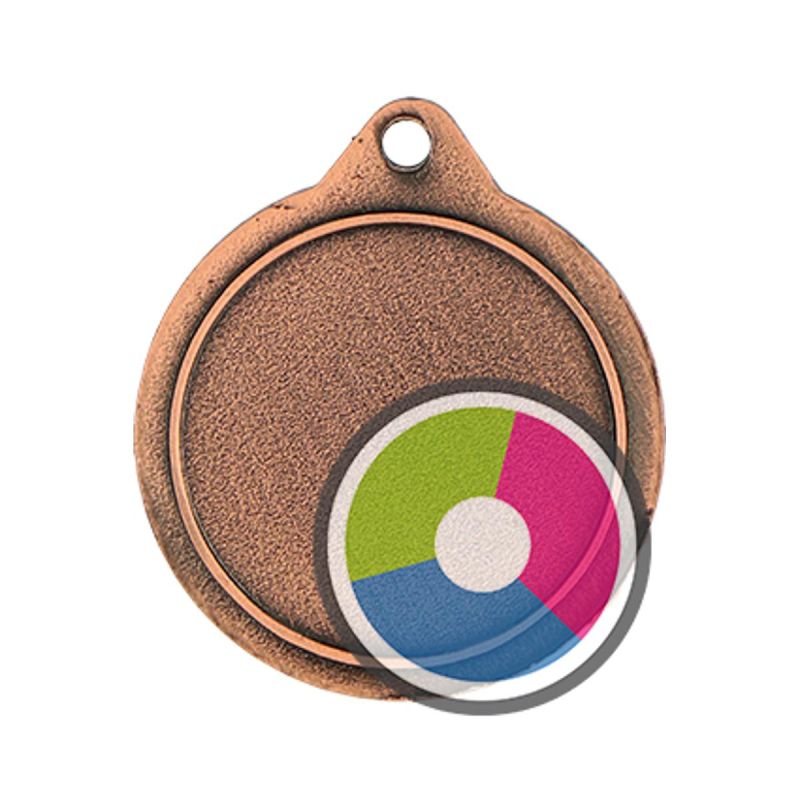 Medal with luxor jet print