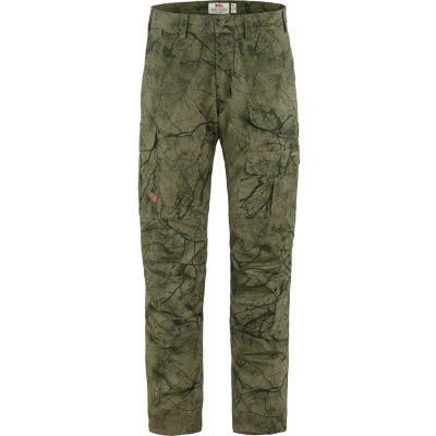 Fjällräven Pantaloni Barents Pro Hydratic Trs Camo-Deep Forest