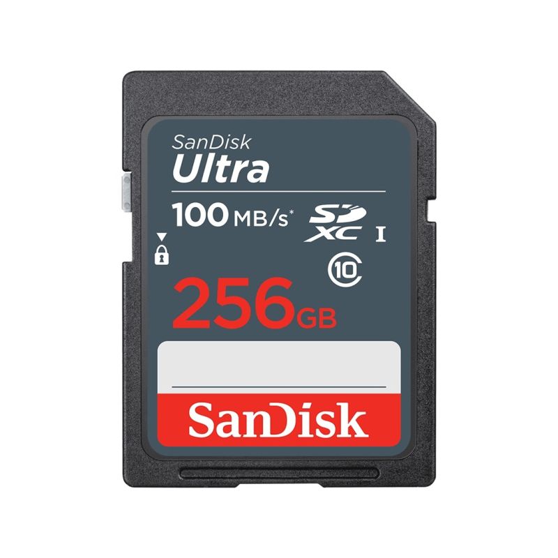 SANDISK ULTRA SDXC CARD 256GB 100MB/s