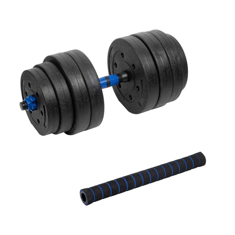 Bituminous adjustable dumbbell with connector 1x20kg Rebel Active