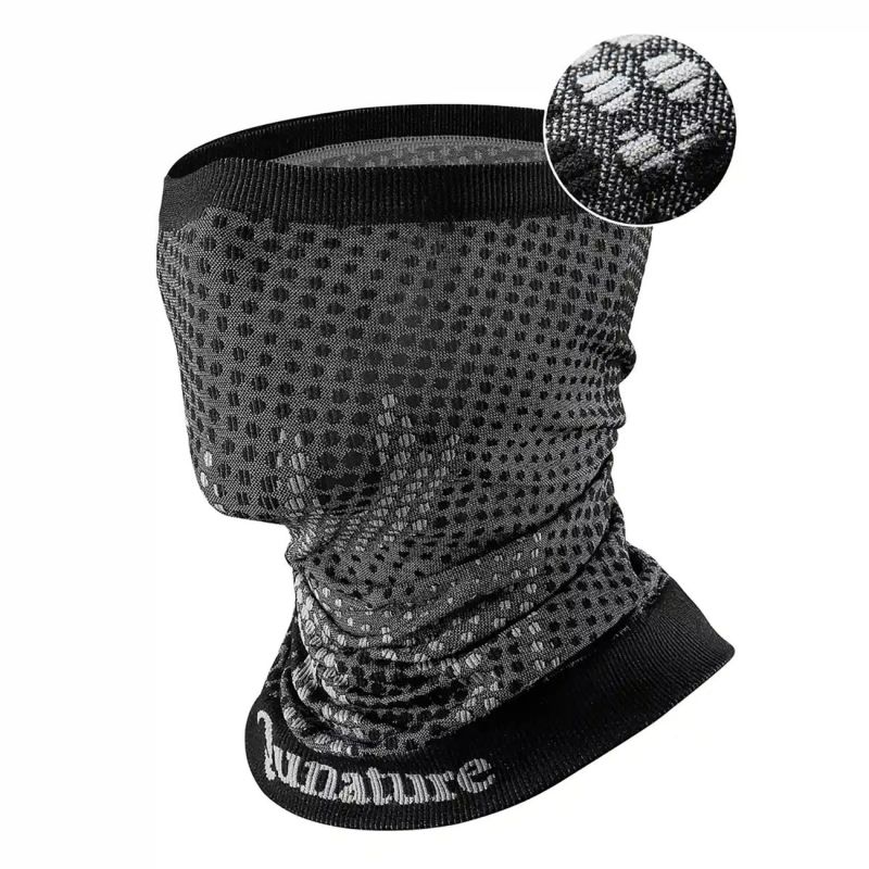 Qunature 11230014002 ski scarf, sports bandana, universal size - black