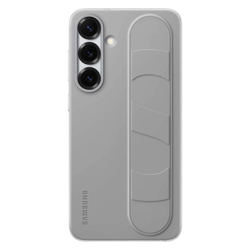 Samsung Standing Grip Case EF-GS936CJEGWW Silicone Case with Holder / Stand for Samsung Galaxy S25+ - Gray